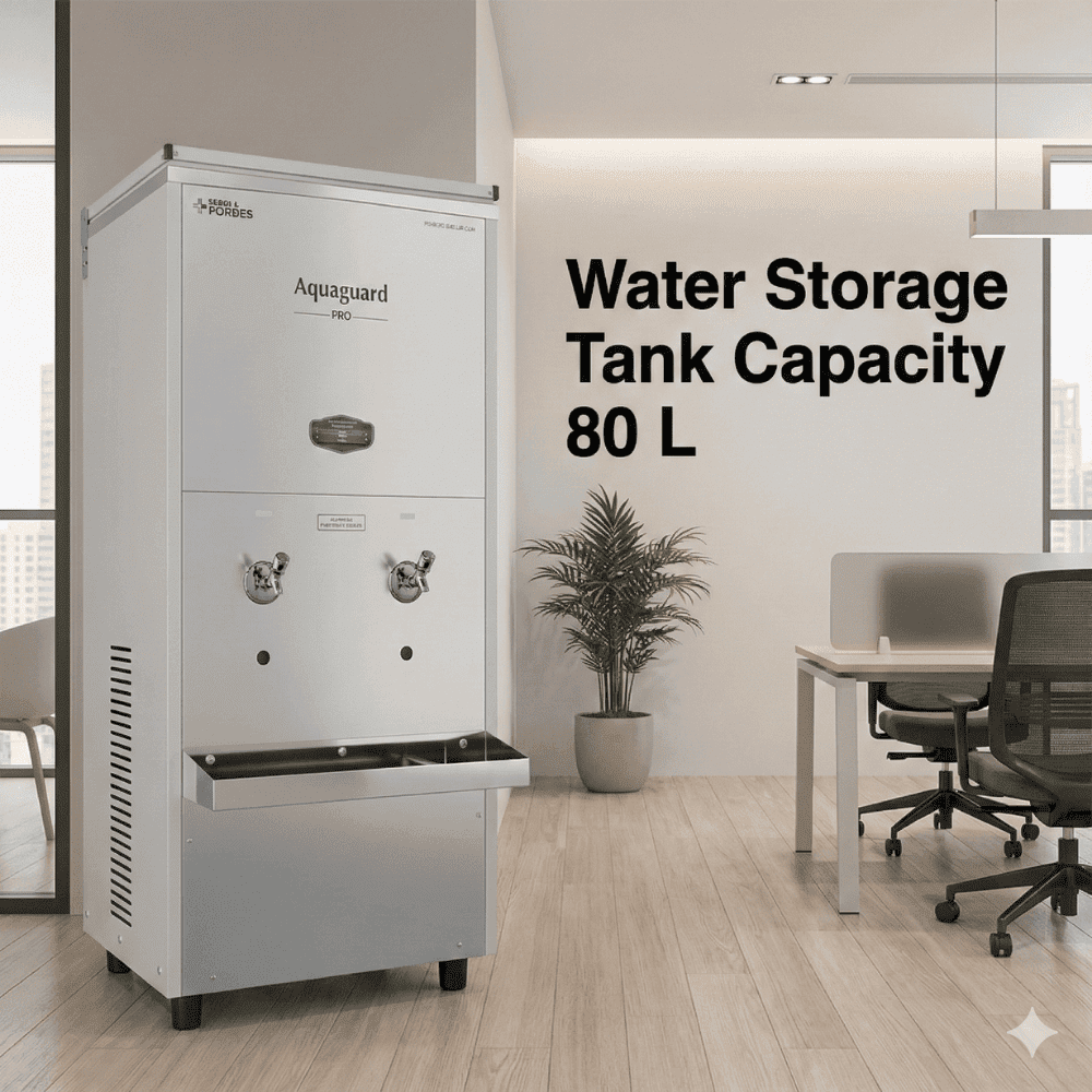 Professional Aquaguard Pro Pure Chill 80 SS water purifier and chiller.