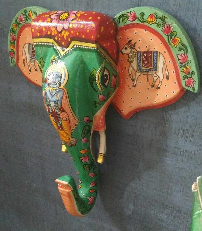 Elephant Mural Shrikrishna