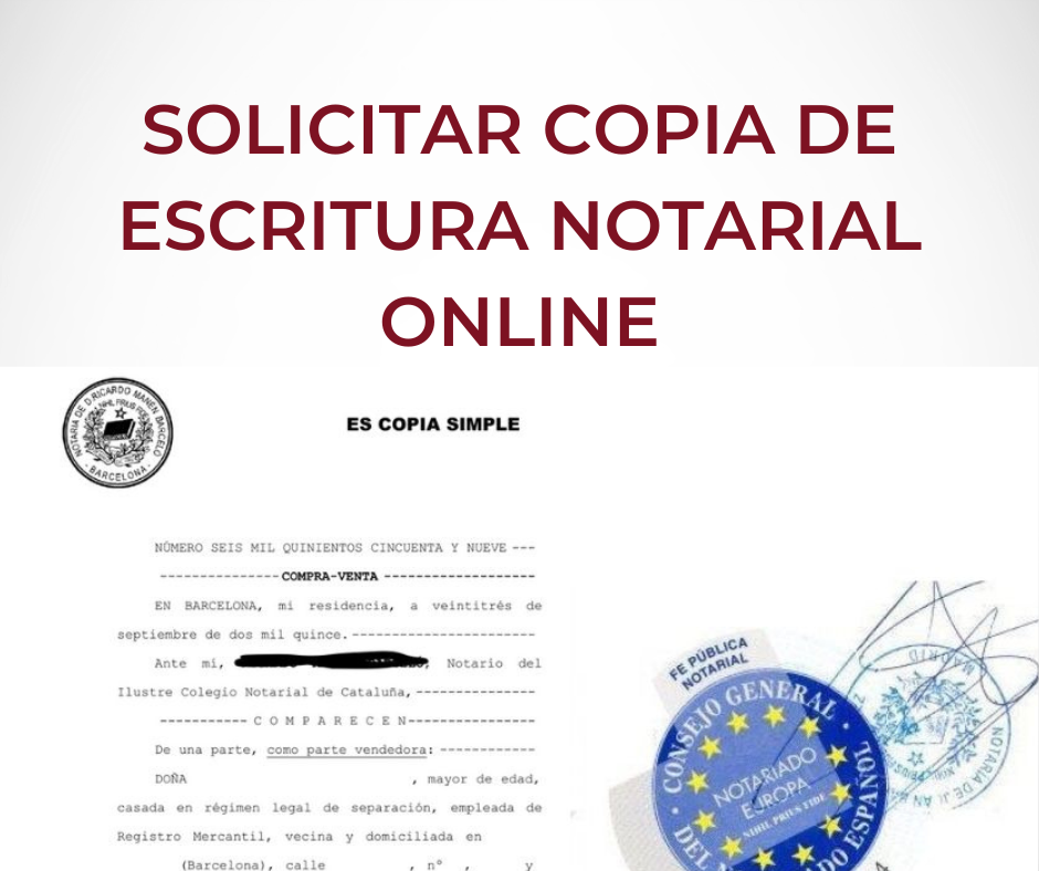 Solicitar Copia de Escritura Notarial online