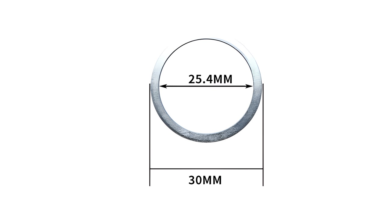 Reduction Rings, Ground, Knurled Outward, H7 fit