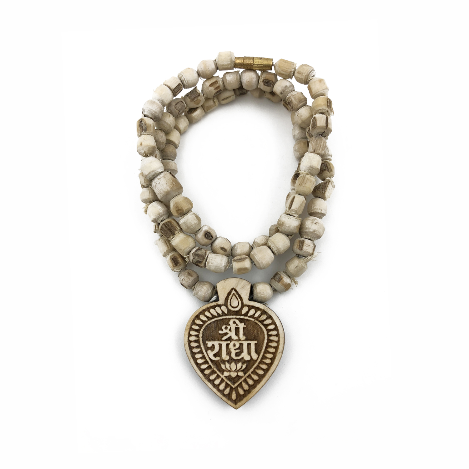 Tulsi Mala with Shri Radha Heart Shape Pandent