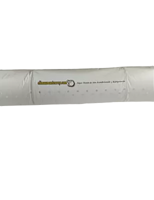 Suministro de Ducto textil, marca DTI, 100% lavable, hecho a base de poliéster DTI-Poly 4 (125 g/m²), color Blanco