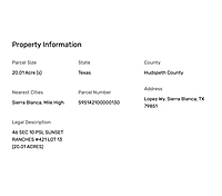 Lopez Way - Affordable Vacant Lot in Sierra Blanca, TX