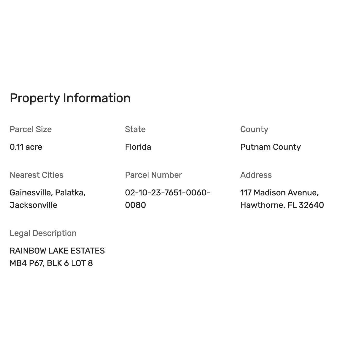 117 Madison Avenue - Affordable Vacant Lot in Hawthorne