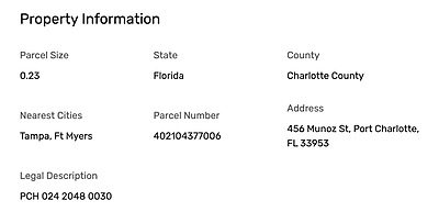 456 Munoz Street - Affordable .23 Acre Vacant Lot in Port Charlotte