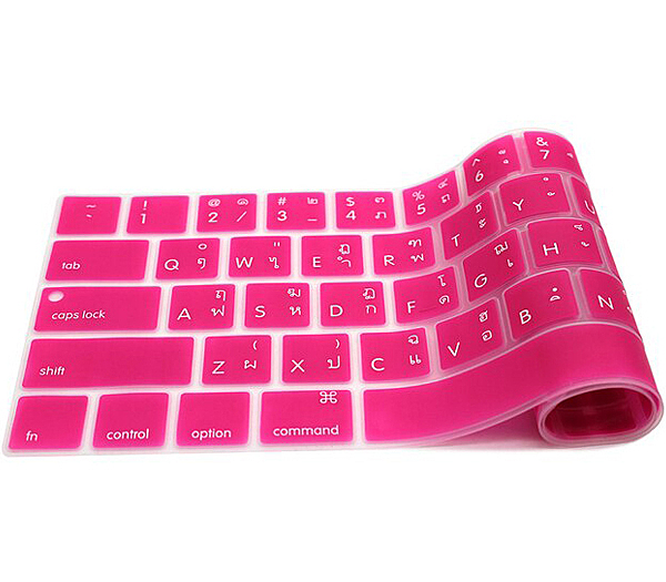 Protecteur Clavier Macbook Anglais - Fuchia