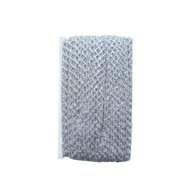 Millare #13-7525 Plateado Rollo X 25 Yardas