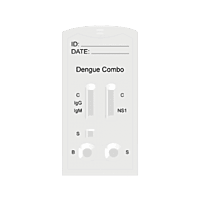 Prueba para detección de Antígeno (NS1) y Antícuerpos (IgG/IgM) de Dengue combo en cassette - Caja con 25 piezas - Certum