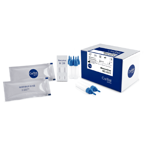 Prueba para detección de Norovirus Gen1 + Gen2 - caja con 20 pruebas - CerTest