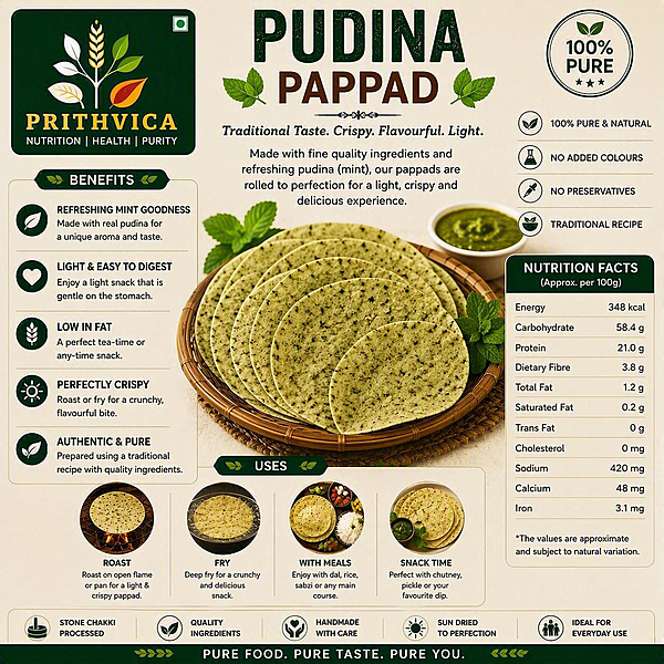 Pudina Pappad