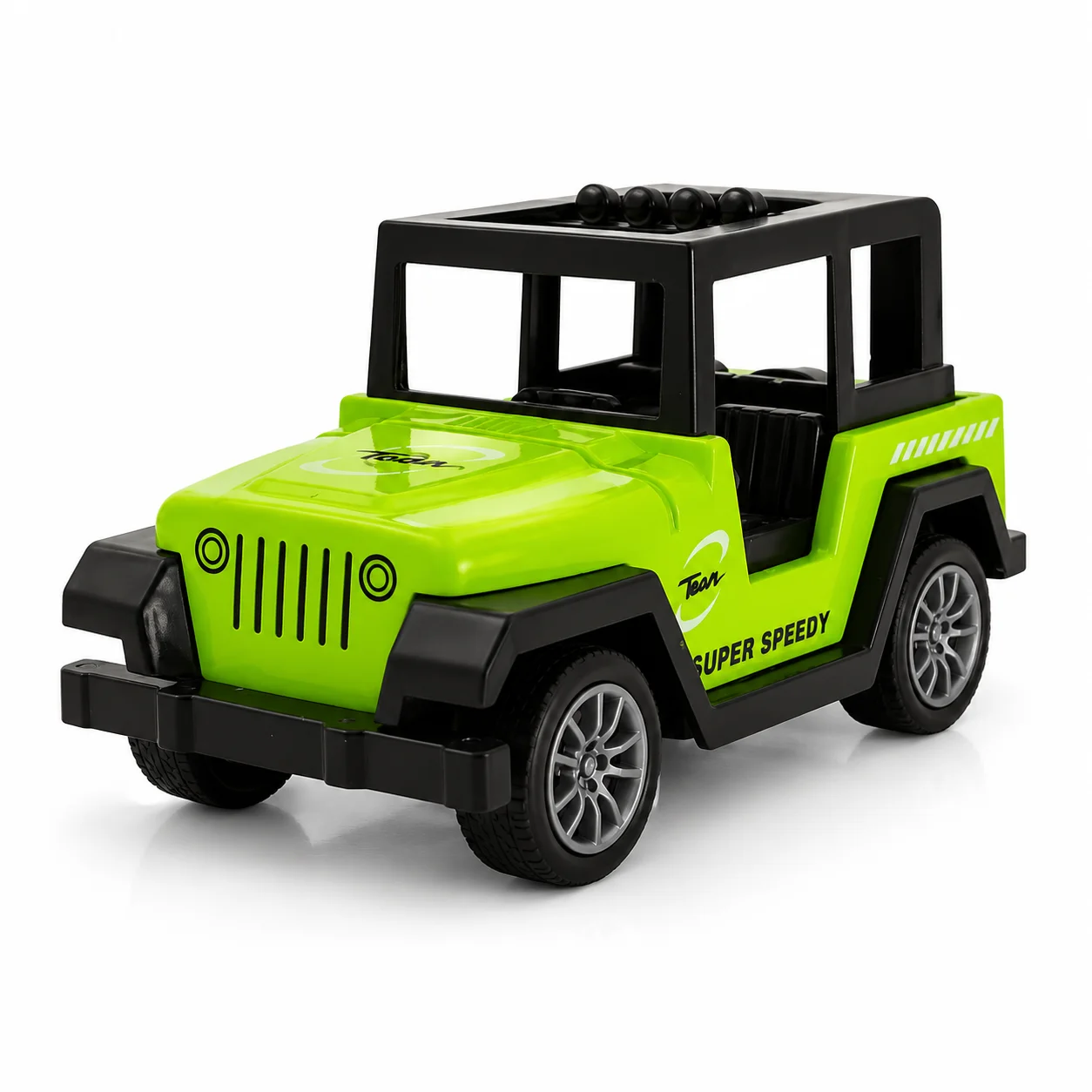 Die cast Metal Pull Back Sports Toy Jeep - Green