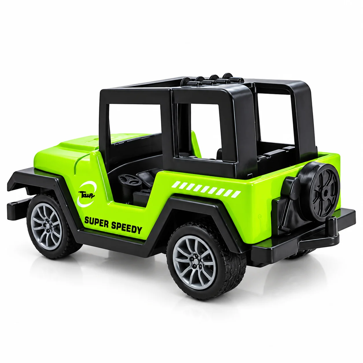 Die cast Metal Pull Back Sports Toy Jeep - Green