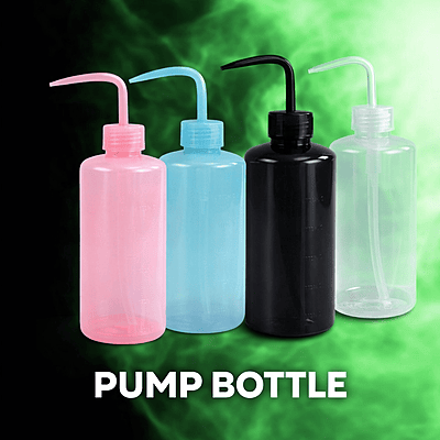 Pump Tattoo Squeeze Bottle (250ml) Black