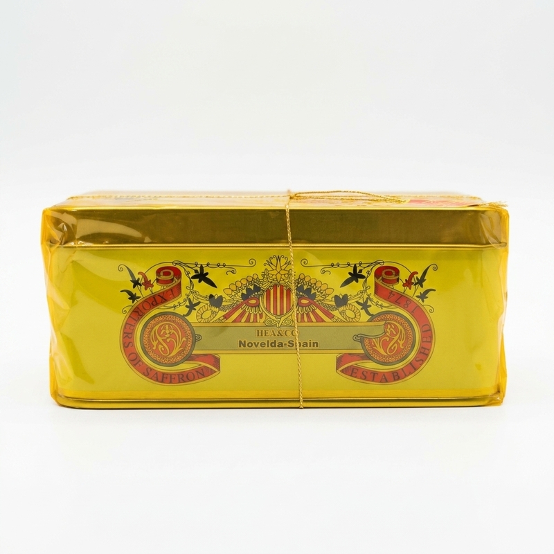 1oz Pure Spanish Saffron, featuring hand-picked, vibrant red saffron threads for gourmet cooking.