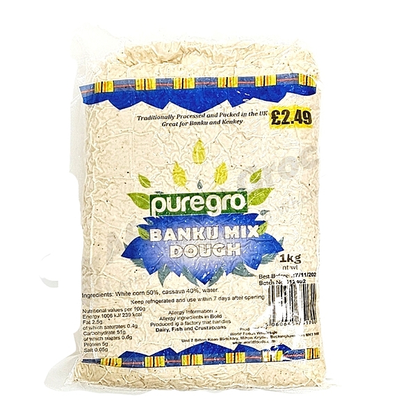 26294     Puregro Banku Mix Dough 1kg X 10
