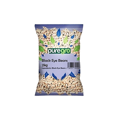 10092 Puregro Black Eye Beans 2kg X 6