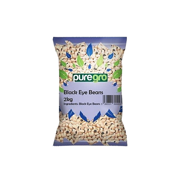 10092 Puregro Black Eye Beans 2kg X 6