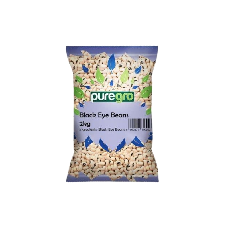 10092 Puregro Black Eye Beans 2kg X 6