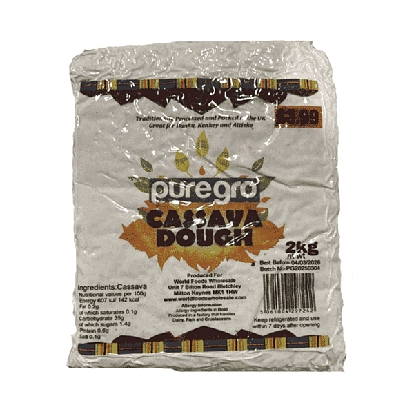 26296     Puregro Cassava Dough 2 Kg X 5