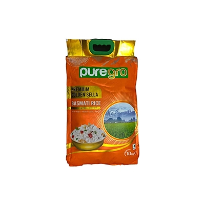 10661 Puregro Golden Sella Basmati Rice 10kg