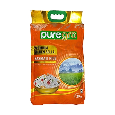 10662 Puregro Golden Sella Basmati Rice 20kg