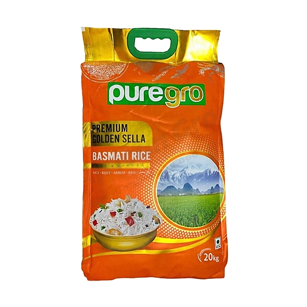 10662     Puregro Golden Sella Basmati Rice 20kg