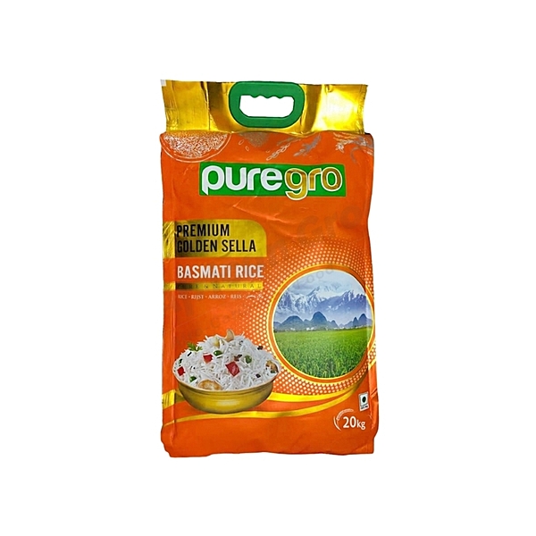 10662     Puregro Golden Sella Basmati Rice 20kg