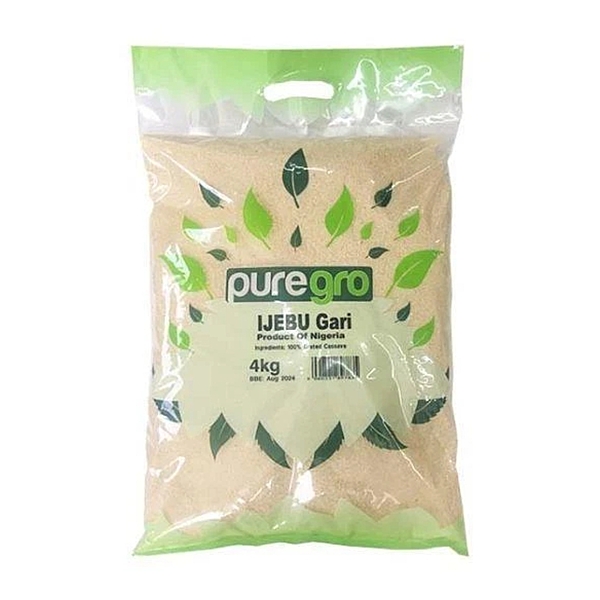 10515     Puregro Ijebu Gari 4kg X 5