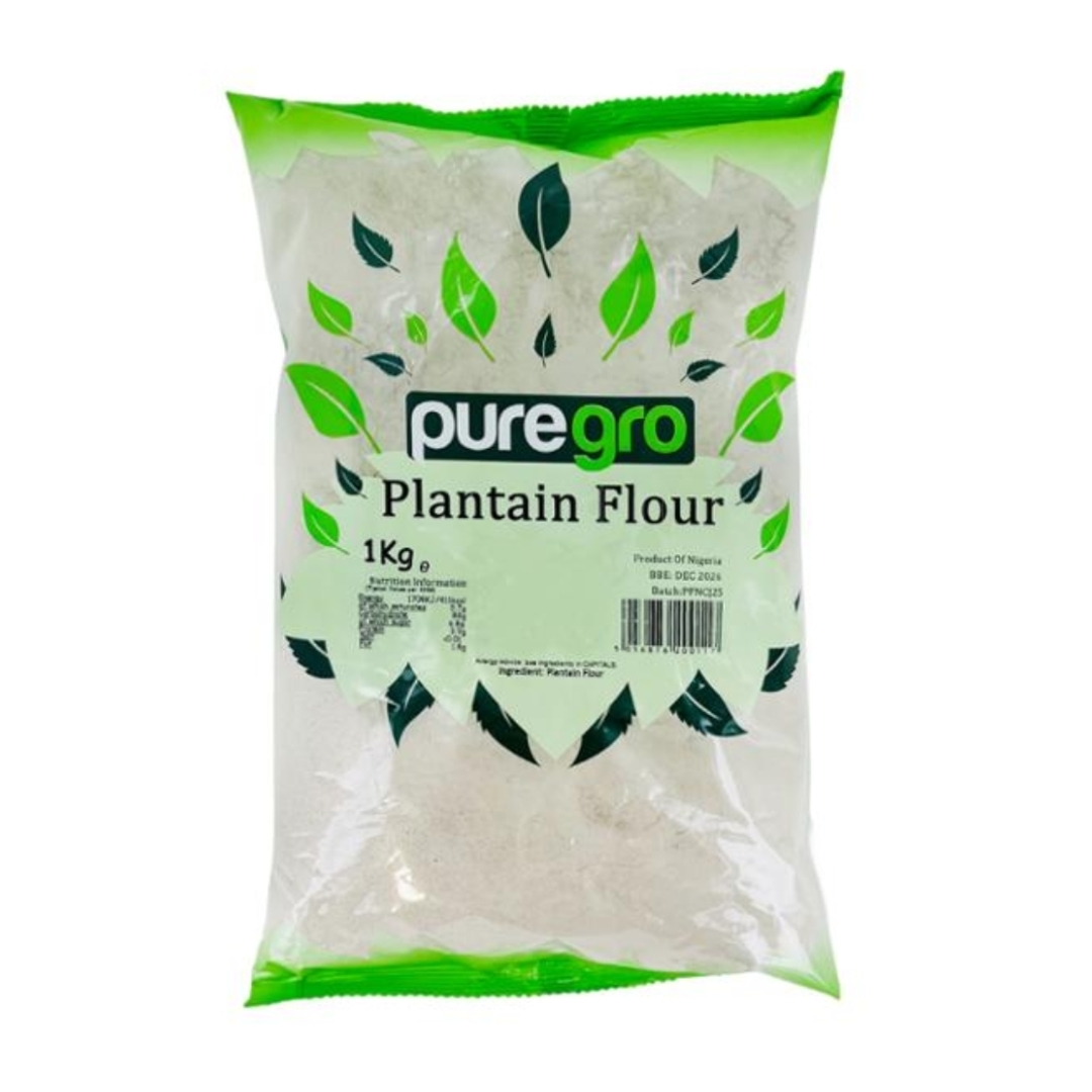 25011 Puregro Plantain Flour 1kg X 6