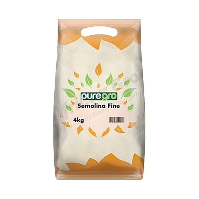 25129 Puregro Semolina Fine 4kg X 5