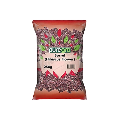 25191 Puregro Sorrel (Hibiscus Flower) 250g X 10