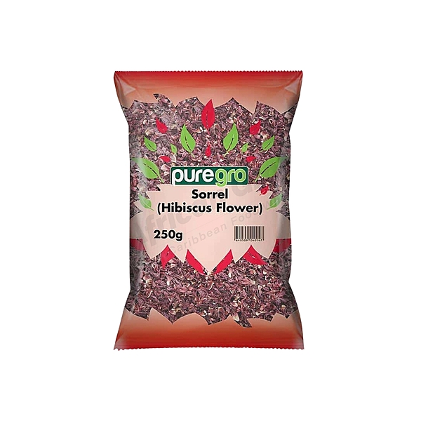 25191     Puregro Sorrel (Hibiscus Flower) 250g X 10