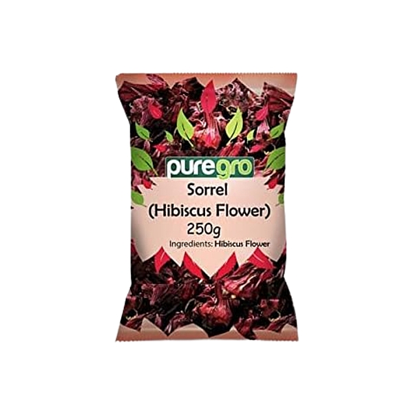 10307     Puregro Sorrel (Hibiscus Flower) 250g X 6