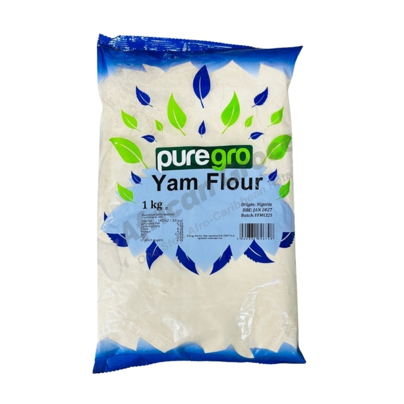 90175 Puregro Yam Flour 1kg X 6