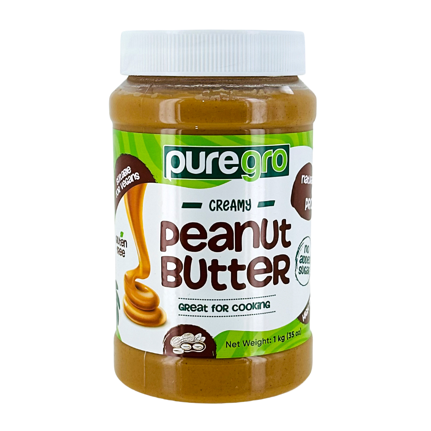 25005     Puregro Peanut Butter Nas 1kg X 6