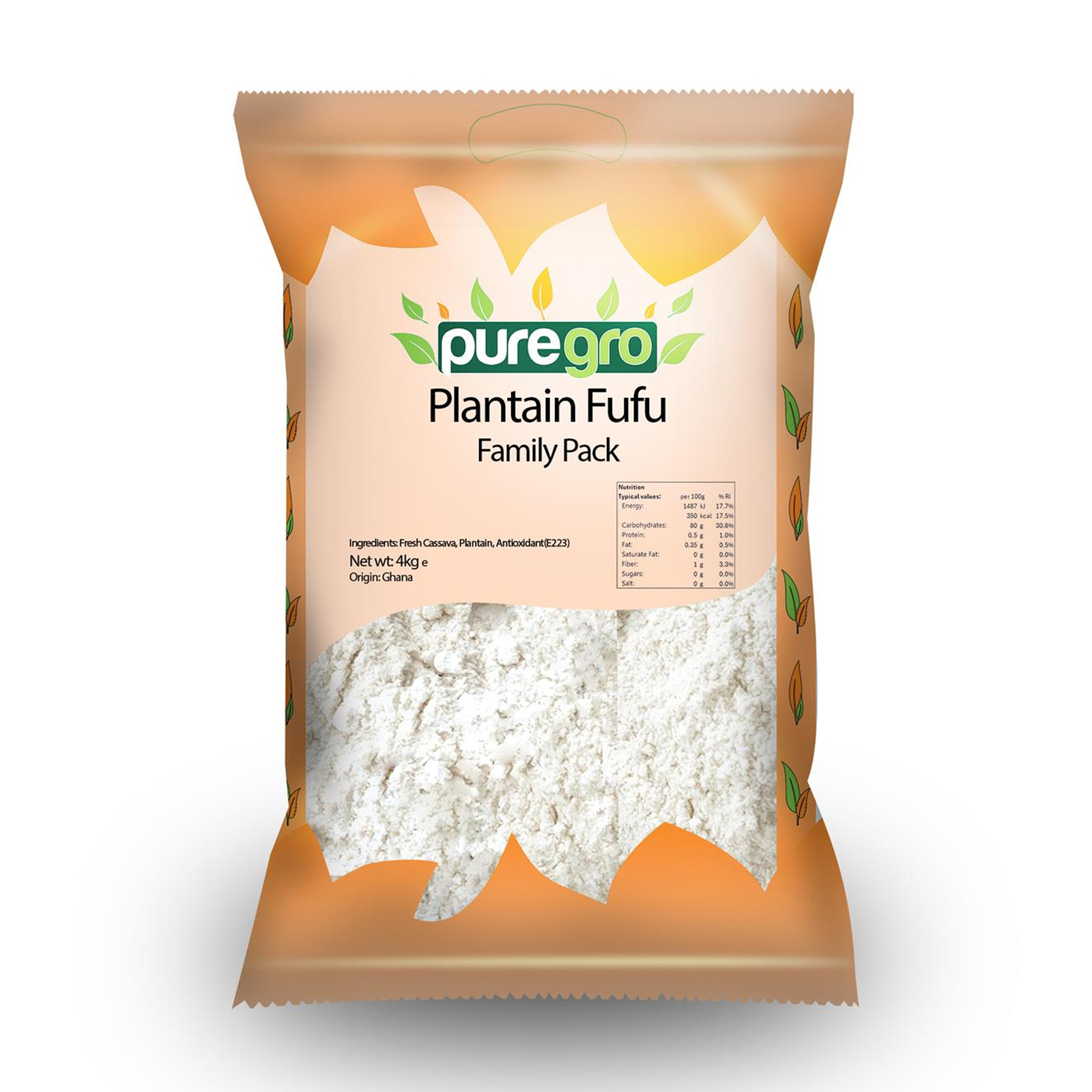 26388     Puregro Plantain Fufu 4kg X 5