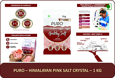 Puro Healthy Salt Crystals - 1 Kg