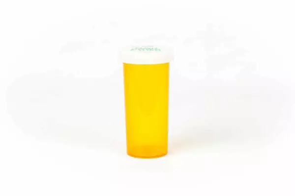 Push & Turn Child Resistant Veterinary Bottles - Amber - 30 dram