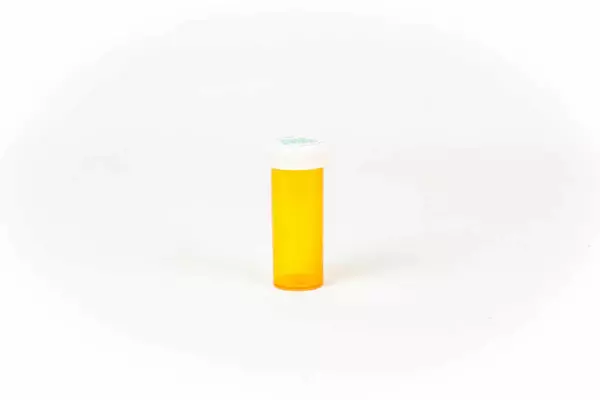 Push & Turn Child Resistant Veterinary Bottles - Amber - 6 dram