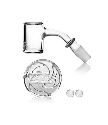 GRAV® 14mm 45° Seamless Quartz Banger Set