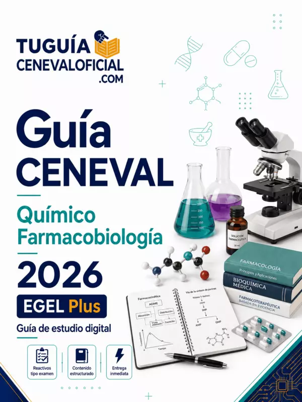 Guía CENEVAL Químico Farmacobiología 2026