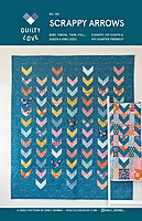 Scrappy Arrows Quilt Pattern | Quilty Love | Emily Dennis | #QLP145