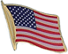 [QS8477] American Flag Emblem (Large)