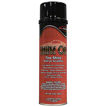 Quest Shine On Tire Shine - 12 oz. Net Wt. 12/CS