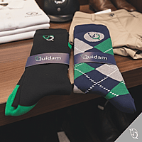 Calcetines Delgados Quidam-Negro/VERDE