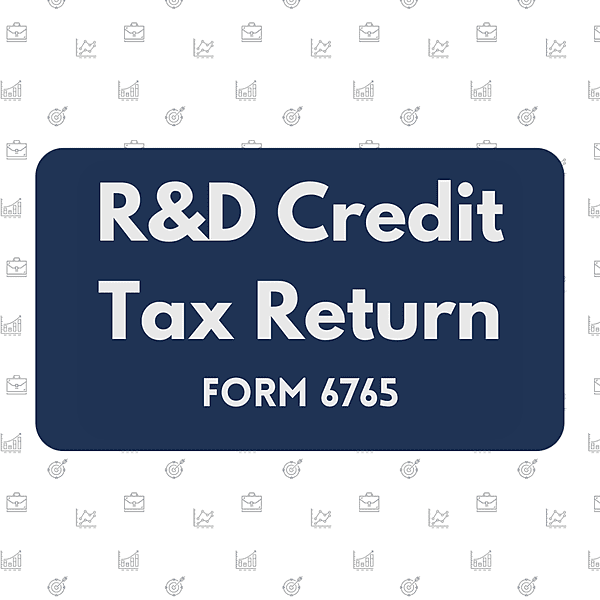 R&D Tax Credit (Form 6765)