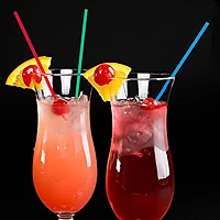 8" Super Cocktail Straw - R/B/G [3000ct]