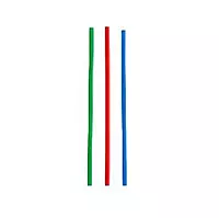 8" Super Cocktail Straw - R/B/G [3000ct]