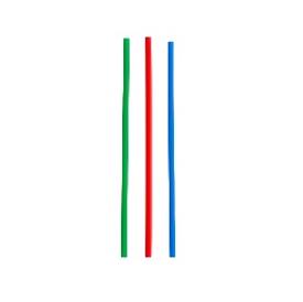 6" Super Cocktail Straw - R/B/G [3000ct]