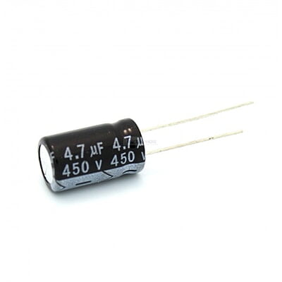 CAPACITOR 4.7UF 450V